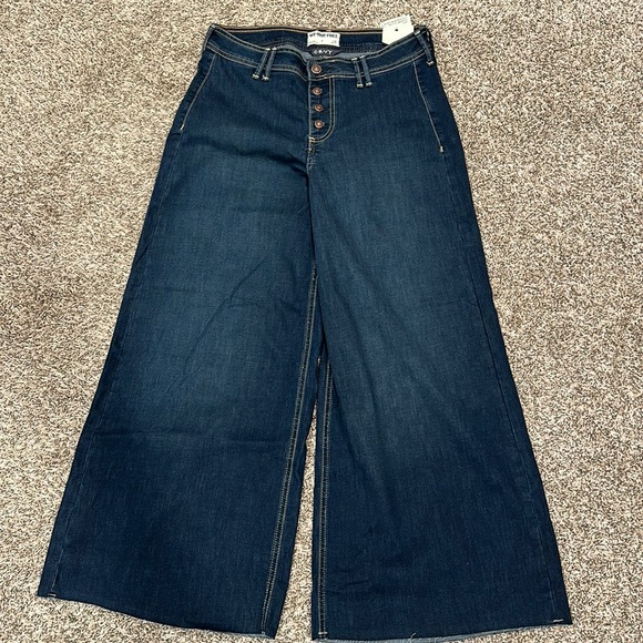 Free People We The Free Curvy Counter Culture Wide Leg Cropped Jeans - Picture 4 of 9